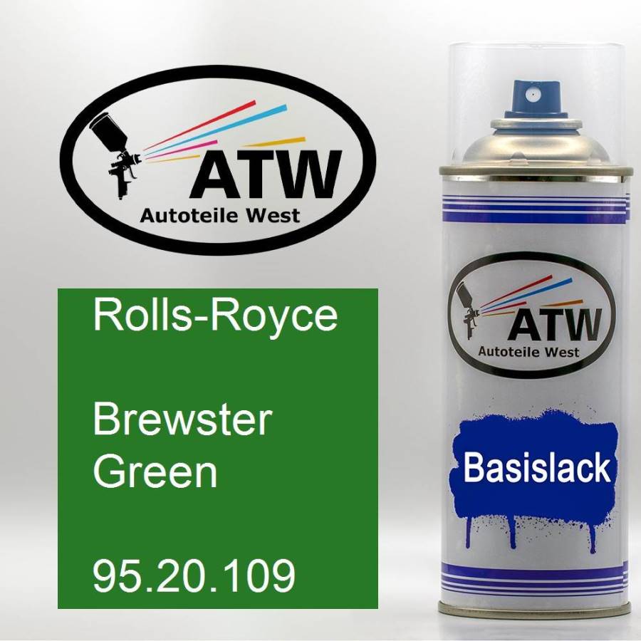 Rolls-Royce, Brewster Green, 95.20.109: 400ml Sprühdose, von ATW Autoteile West.